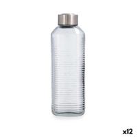 Waterfles Quid Velvet Transparant Glas 1 L (12 Stuks)