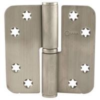 Ivana kogelstiftpaumelle - RVS - afgerond - 89x89x3mm - DIN Links