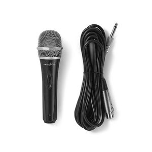 Nedis Bedrade Microfoon | 5 m | 50 Hz | 1 stuks - MPWD50BK MPWD50BK