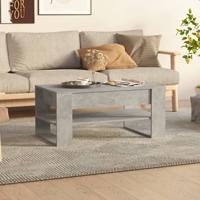 Salontafel 102x55x45 cm bewerkt hout betongrijs