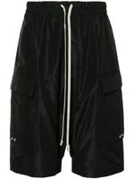 Rick Owens short sarouel à poches cargo - Noir