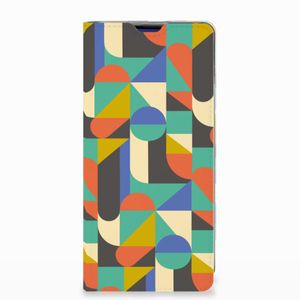 Samsung Galaxy S10 Plus Hoesje met Magneet Funky Retro