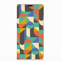 Samsung Galaxy S10 Plus Hoesje met Magneet Funky Retro