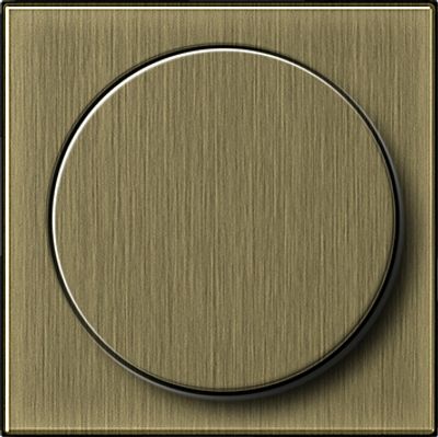 Gira classix dimmer brons met drukknop