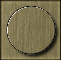 Gira classix dimmer brons met drukknop