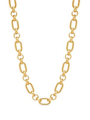 Nialaya Jewelry collier en plaqué or à maillons épais