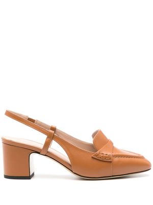Scarosso escarpins Bianca 60 mm en cuir - Marron