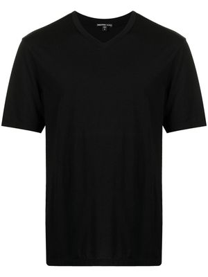 James Perse t-shirt à col v - Noir