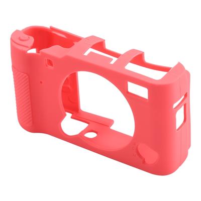 Zachte siliconen beschermhoes voor FUJIFILM X-A5 (magenta)