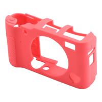 Zachte siliconen beschermhoes voor FUJIFILM X-A5 (magenta)