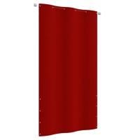 Balkonscherm 120x240 cm oxford stof rood