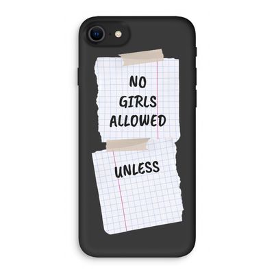 No Girls Allowed Unless: iPhone 7 Biologisch afbreekbaar hoesje