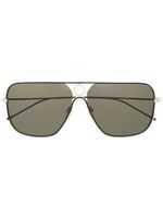 Thom Browne Eyewear lunettes de soleil à monture aviateur - Noir - thumbnail