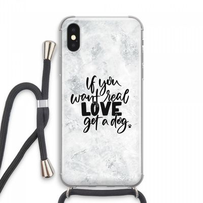 Partner in crime: iPhone XS Max Transparant Hoesje met koord