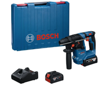 Bosch Blauw GBH 18V-18 Accu-Boorhamer SDS+ 1,5J 18V 4.0Ah in koffer - 0611927002 Bosch Blauw GBH 18V-18 Accu-Boorhamer SDS+ 1,5J 18V 4.0Ah in koffer - 0611927002