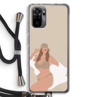 One of a kind: Xiaomi Redmi Note 10 Pro Transparant Hoesje met koord