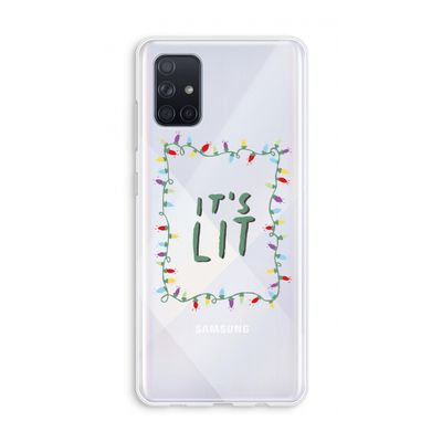 It's Lit: Galaxy A71 Transparant Hoesje