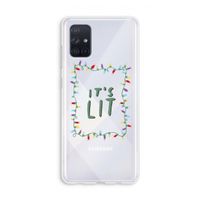 It's Lit: Galaxy A71 Transparant Hoesje