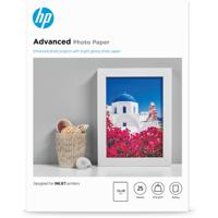 HP Advanced fotopapier, glanzend, 250 g/m2, 13 x 18 cm (127 x 178 mm), 25 vellen