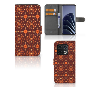 OnePlus 10 Pro Telefoon Hoesje Batik Brown