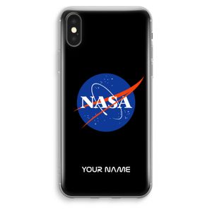 NASA: iPhone XS Max Transparant Hoesje
