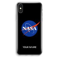 NASA: iPhone XS Max Transparant Hoesje