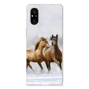 Sony Xperia 5 V TPU Hoesje Paarden