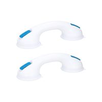 Set van 2x stuks badkamer handgrepen met zuignappen 29,5 cm