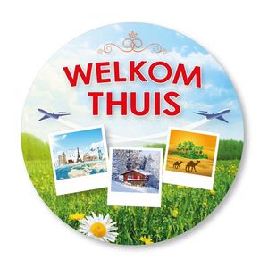 Welkom thuis thema bierviltjes 75 stuks   -