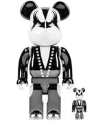 MEDICOM TOY x KISS figurines Demon BE@RBRICK 100% et 400% - Gris - thumbnail