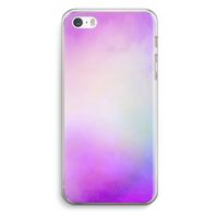 Clouds pastel: iPhone 5 / 5S / SE Transparant Hoesje Clouds pastel: iPhone 5 / 5S / SE Transparant Hoesje
