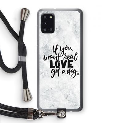 Partner in crime: Samsung Galaxy A31 Transparant Hoesje met koord