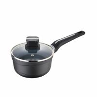 Sauspan met deksel San Ignacio Bistro SG6424 Aluminium Mat zwart (Ø 16 x 8 cm)