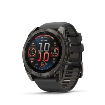 Garmin Fenix 8 3,56 cm (1.4") AMOLED 51 mm Digitaal 454 x 454 Pixels Touchscreen Titanium Wifi GPS