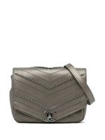 CHANEL Pre-Owned mini sac à bandoulière à rabat (2018) - Gris