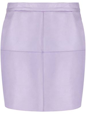P.A.R.O.S.H. jupe crayon à taille haute - Violet