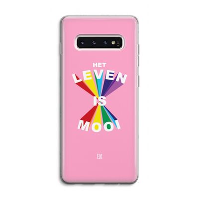 Het Leven Is Mooi: Samsung Galaxy S10 4G Transparant Hoesje