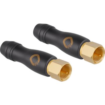 Serie F-stekkers Adapter, recht Inhoud: 2 stuk(s) Oehlbach