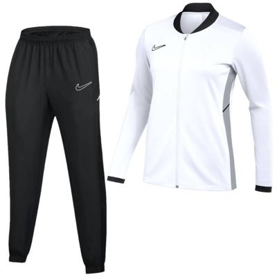 Nike Academy 25 Trainingspak Full-Zip Wit Zwart Grijs