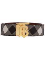 Burberry ceinture réversible à boucle logo - Marron