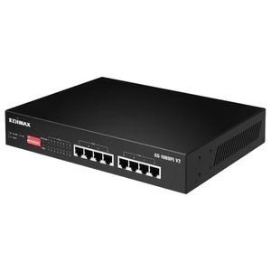 Edimax GS-1008PL V2 netwerk-switch Managed L2 Gigabit Ethernet (10/100/1000) Power over Ethernet (PoE) 1U Zwart