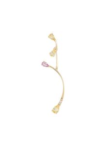 LE STER boucle d'oreille en or jaune 18ct ornée de diamants