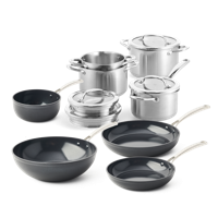 Stainless Steel & ceramic voordeelset 8-delig