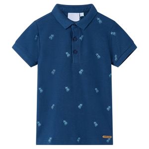 Kinderpoloshirt 104 donkerblauw