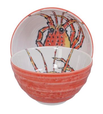 Keramische noodlekom - Tokyo Design Studio - Eclectic Seafood - 950 ml - 15.8x8.1cm