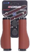 Edge Handvatset leer incl lockring - camel brown- 135/135mm (winkelverpakking)