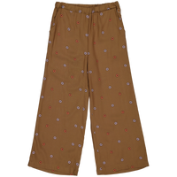 Quapi Meisjes broek - Aaltje - AOP bloemen bruin