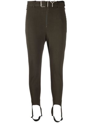 Y/Project pantalon T-belt Sky - Vert
