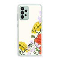 Wilde bloemen: Samsung Galaxy A52s 5G Transparant Hoesje
