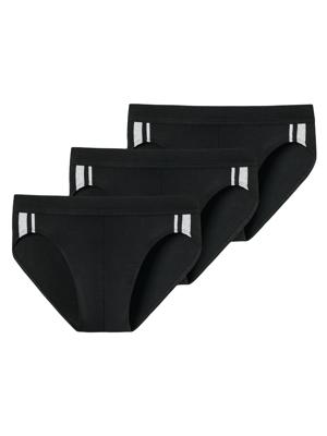 Schiesser - 95-5 - Rio-Slip - 3 pack - zwart, Maat:M